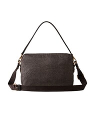 BORBONESE B-CLUB Schultertasche mit Schultergurt Teer - Damentaschen - 3