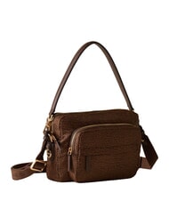 BORBONESE B-CLUB Schultertasche mit Schultergurt Kastanie - Damentaschen - 2