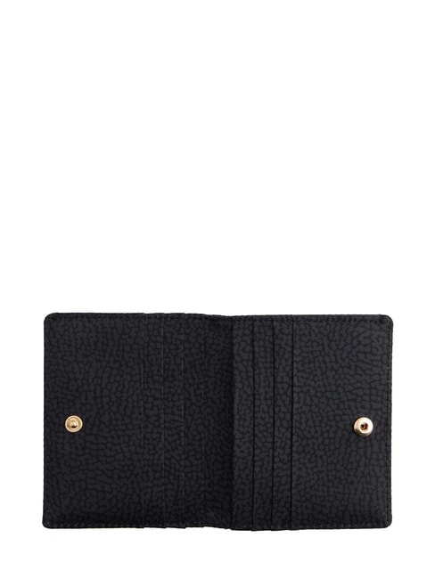 B-CLUB Kompaktes Portemonnaie dunkles Schwarz - Brieftaschen Damen