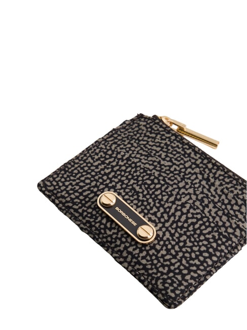 B-CLUB Kartenetui mit M&uuml;nzfach Teer - Brieftaschen Damen