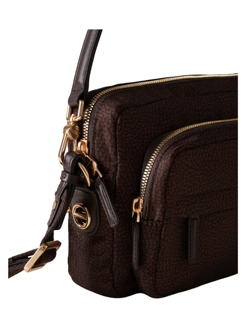 B-CLUB Schultertasche mit Schultergurt Schokolade - Damentaschen