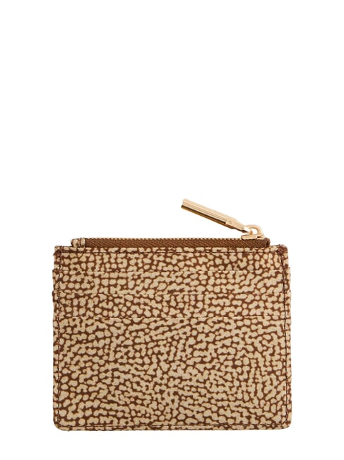 B-CLUB Kartenetui mit M&uuml;nzfach Beige - Brieftaschen Damen