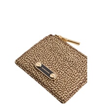 BORBONESE B-CLUB Kartenetui mit M&uuml;nzfach Beige - Brieftaschen Damen - 3