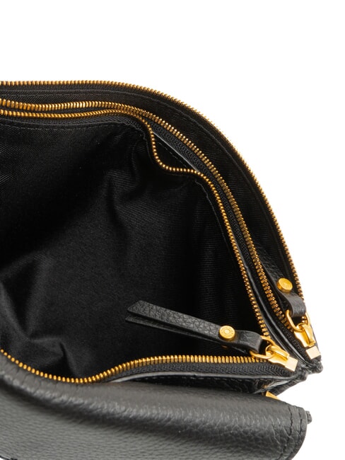VICKY Kleine Schultertasche aus Leder Schwarz - Damentaschen