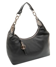 LIUJO FAIZA Schultertasche, Leder schwarz/stahl - Damentaschen - 2