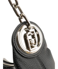 LIUJO FAIZA Schultertasche, Leder schwarz/stahl - Damentaschen - 4