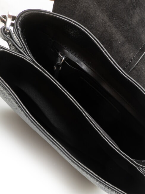 HELENA ROUND Schultertasche mit Schultergurt Schwarz - Damentaschen