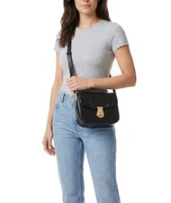 THE BRIDGE MIA Mini-Schultertasche Schwarzes Gold - Damentaschen - 2