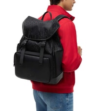 TOMMY HILFIGER TH NYLON Rucksack Schwarz - Rucks&auml;cke f&uuml;r Schule &amp; Freizeit - 4