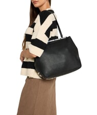LOVE MOSCHINO JEWEL CROCO Einkaufstasche, Umh&auml;ngetasche Schwarz - Damentaschen - 2