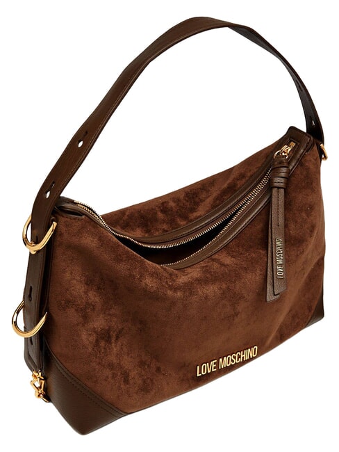 SIGNATURE ZIP Schultertasche, verstellbar braun/braun - Damentaschen
