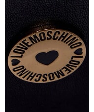 LOVE MOSCHINO EMBOSSED QUILTED Gesteppter Rucksack Schwarz - Damentaschen - 4