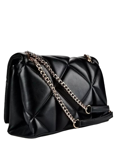 EMBOSSED QUILTED Schultertasche, gesteppt Schwarz - Damentaschen
