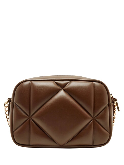 EMBOSSED QUILTED Mini-Stepptasche braun - Damentaschen