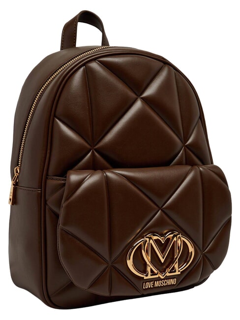 EMBOSSED QUILTED Gesteppter Rucksack braun - Damentaschen