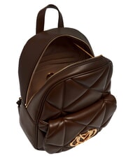 LOVE MOSCHINO EMBOSSED QUILTED Gesteppter Rucksack braun - Damentaschen - 5