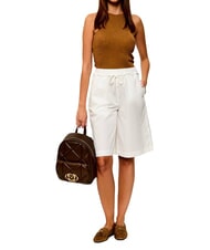 LOVE MOSCHINO EMBOSSED QUILTED Gesteppter Rucksack braun - Damentaschen - 9