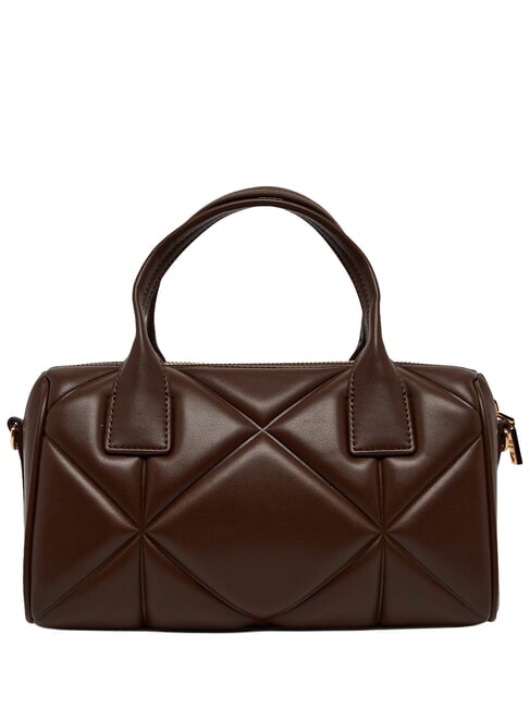 EMBOSSED QUILTED Handtasche mit Schulterriemen braun - Damentaschen