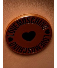 LOVE MOSCHINO EMBOSSED QUILTED Handtasche mit Schulterriemen braun - Damentaschen - 6
