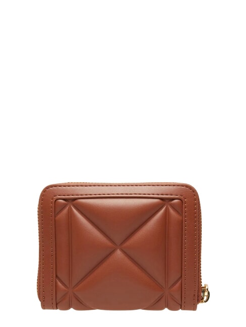 EMBOSSED QUILTED Mittelgro&szlig;e Geldb&ouml;rse mit Rei&szlig;verschluss braun - Brieftaschen Damen