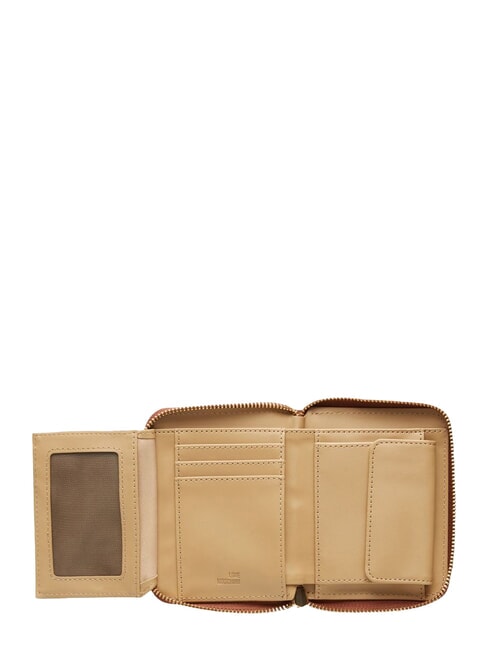 EMBOSSED QUILTED Mittelgro&szlig;e Geldb&ouml;rse mit Rei&szlig;verschluss braun - Brieftaschen Damen