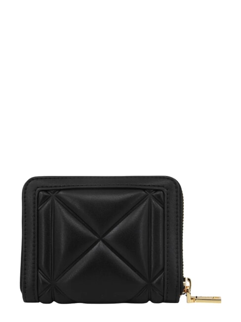 EMBOSSED QUILTED Mittelgro&szlig;e Geldb&ouml;rse mit Rei&szlig;verschluss Schwarz - Brieftaschen Damen