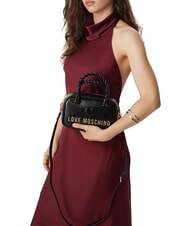 LOVE MOSCHINO TWIRL Mini-Handtasche mit Schulterriemen Schwarz - Damentaschen - 2