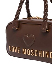 LOVE MOSCHINO TWIRL Mini-Handtasche mit Schulterriemen braun/braun - Damentaschen - 5