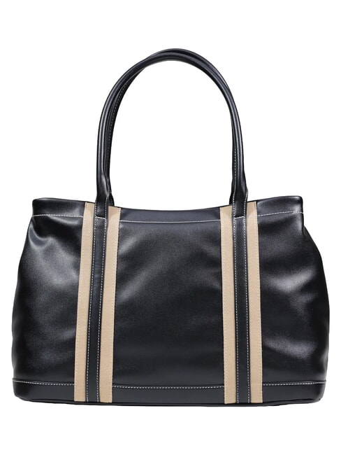 CITY CORE Schultertasche mit zwei Henkeln Schwarz - Damentaschen