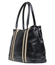 LOVE MOSCHINO CITY CORE Schultertasche mit zwei Henkeln Schwarz - Damentaschen - 4