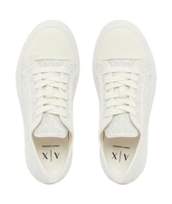 ARMANI EXCHANGE JANE Turnschuhe Cremewei&szlig; + Cremewei&szlig; - Damenschuhe - 4