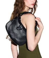 ARMANI EXCHANGE MAYA Schultertasche mit Schultergurt Schwarz - Damentaschen - 2