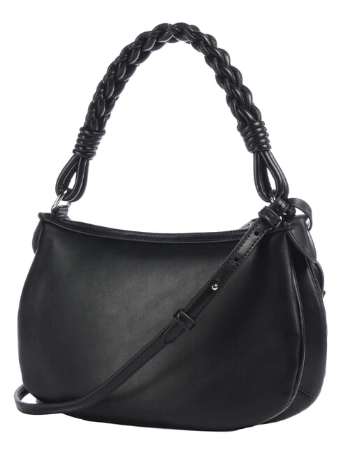 MAYA Mini-Schultertasche mit Schultergurt Schwarz - Damentaschen