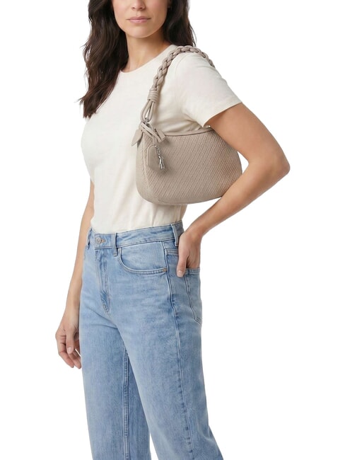 MAYA Schultertasche mit Schultergurt Sand - Damentaschen