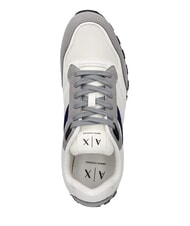 ARMANI EXCHANGE DROP Turnschuhe Zement + Cremewei&szlig; - Herrenschuhe - 4