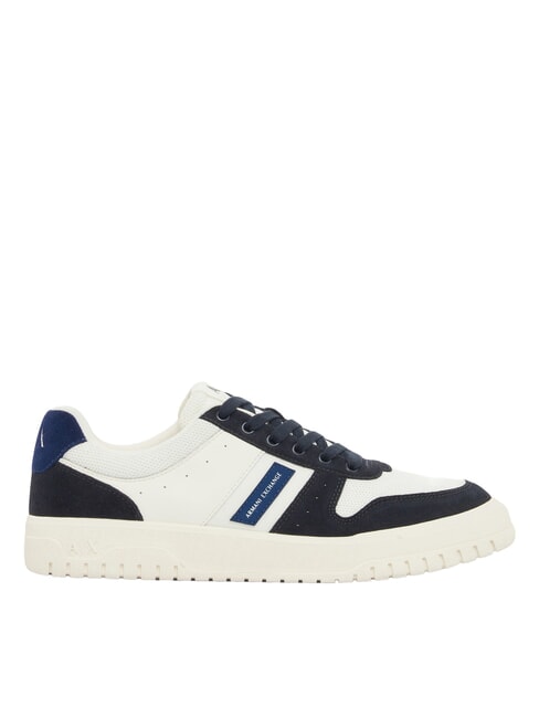 DUCK Ledersneakers Tiefblau + Glockenblau + Off - Herrenschuhe
