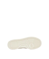 ARMANI EXCHANGE DUCK Ledersneakers Erdfarben + Dunkelblau + Cremewei&szlig; - Herrenschuhe - 5