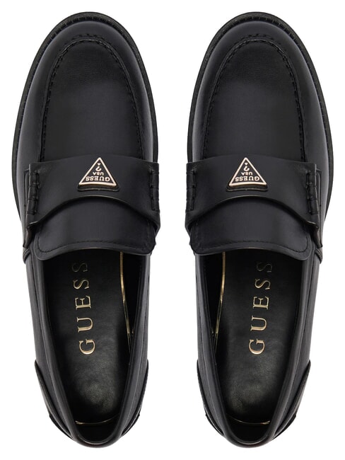 BELISO Ledermokassins SCHWARZ - Damenschuhe