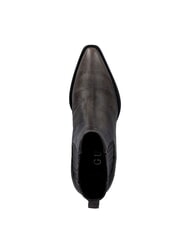 GUESS WYNIE Stiefeletten aus Leder, 4,5 cm Absatz SCHWARZ - Damenschuhe - 4