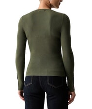 GUESS ELLIE Rundhalspullover Olivenmorgen - Damenpullover - 2