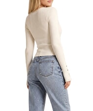 GUESS ELLIE Rundhalspullover cremwhi - Damenpullover - 2