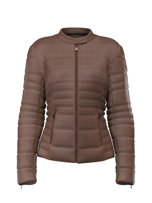 NEW VONA Daunendecke brauner Sand - Daunenjacken f&uuml;r Damen