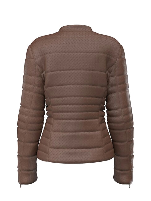 NEW VONA Daunendecke brauner Sand - Daunenjacken f&uuml;r Damen