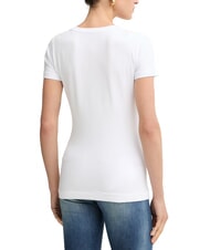 GUESS PALM TRIANGLE Baumwoll-T-Shirt purwei&szlig; - T-Shirts und Tops f&uuml;r Damen - 2