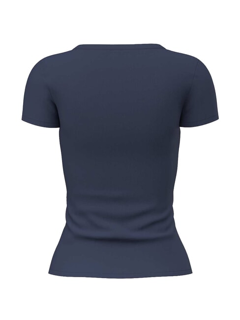 NEW MINI T-Shirt blau geschw&auml;rzt - T-Shirts und Tops f&uuml;r Damen