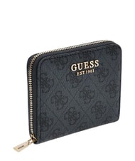 GUESS COLEEN Kompakte Geldb&ouml;rse mit Rei&szlig;verschluss Kohle - Brieftaschen Damen - 3