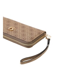 GUESS COLEEN Gro&szlig;e Geldb&ouml;rse mit Rei&szlig;verschluss MILCH-LOGO - Brieftaschen Damen - 4