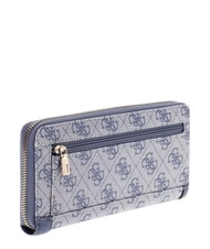 GUESS LINDSEY Gro&szlig;e Geldb&ouml;rse mit Rei&szlig;verschluss Schiefer-Logo - Brieftaschen Damen - 3