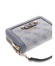GUESS LINDSEY Mittelgro&szlig;e Geldb&ouml;rse mit Rei&szlig;verschluss Schiefer-Logo - Brieftaschen Damen - 4