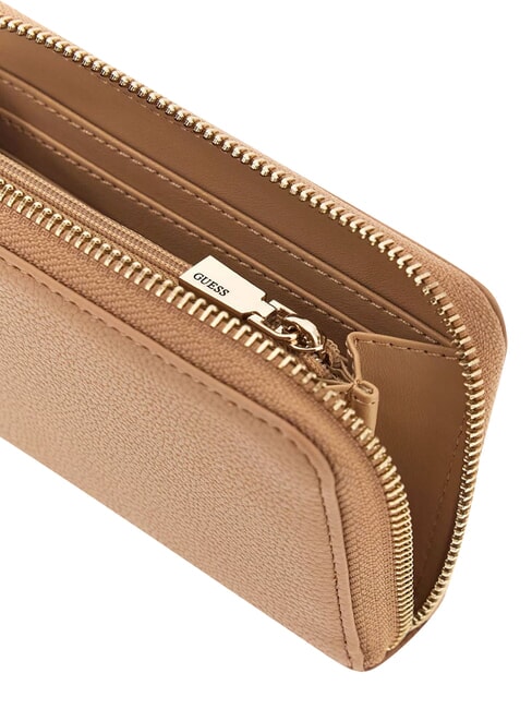 ISOLA Kompakte Geldb&ouml;rse mit Rei&szlig;verschluss BEIGE - Brieftaschen Damen